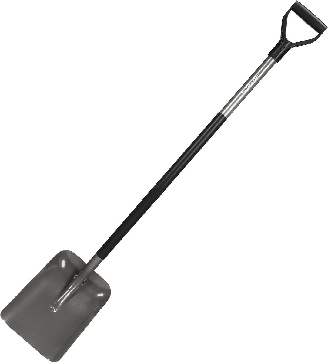 Fiskars 1001579 — Lopatë Ergonomic për materiale të lirshme. Pamje e plotë e lopatës Ergonomic.